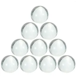 Vases 10 Pcs Clear Glass Ornaments Crafts Fillable Vase Filler Beads Large Bulk Ball Small