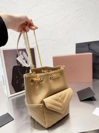 Tasarımcı sırt çantası lüks kova çanta omuz çantaları kadın çanta mini çanta kadın deri zincir moda bayan çapraz vücut çantası cüzdan çantası crossbody çanta haki siyah
