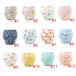 3PCS 4pcs Baby Reusable Kids Training Pants Washable Cloth Diapers Infant Nappy Waterproof Pant Panties