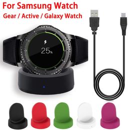 Watch Bands Wireless Fast Charger Base For Galaxy 46mm 42mm Charging Cable Charge Gear S3 S2 Active 163Y