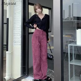 Women's Two Piece Pants Women Sets Solid Hooded Crop Top Design Mujer De Moda Basic All-match Street Wear Causal Cosy Korean Style Retro
