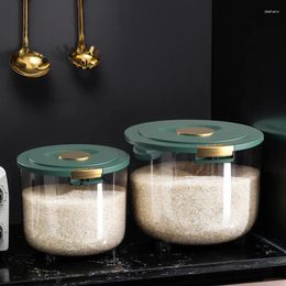Storage Bottles 15KG Kitchen Box Food Organiser Container Airtight Transparent Grains Flours Rice Bin Pet Bucket