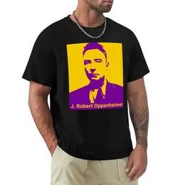 Men's Tank Tops Oppenheimer - Purple On Yellow T-Shirt Customs Cute T Shirts Men