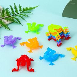 Party Favor 10PCS Plastic Bouncing Little Frog Toy Classic Nostalgic Mischievous Lonely