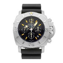 Panereiss Luxury Wristwatches Mechanical Watch Chronograph PANERAISS LuminoRS Sumergible Automtico 47mm Correa Reloj Acero Hombre 187 BG4M