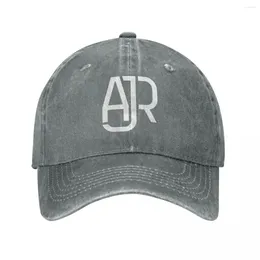 Berets Ajr White Logo Classic T Shirt Baseball Caps Fashion Denim Hats Outdoor Adjustable Casquette Sports Cowboy Hat