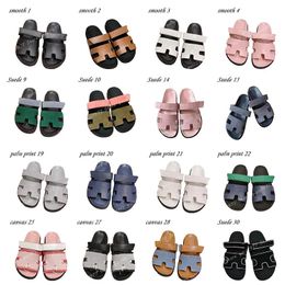 AAA+ Designer Best Quality Sandals Luxury Chypre Sliders Outwear Leisure Vacation beach flat bottom Slipper Genuine Leather Slippers for Parties Women & Men size 35-45