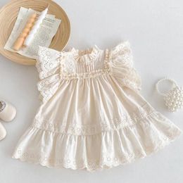 Girl Dresses Brand Quality Baby Girls Cotton Summer Dress Elegant Kids Embroidery Birthday Princess Toddlers Clothes Vestidos