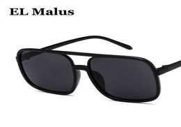 EL Malus Big Square Frame Sunglasses Men Women Brand Designer Reflective Lens Sun Glasses Male Female Eyewear Driving Oculos SG04670906