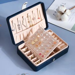 Jewellery Pouches Jewellery Organiser Display Case Storage Double Layer Container Organisation
