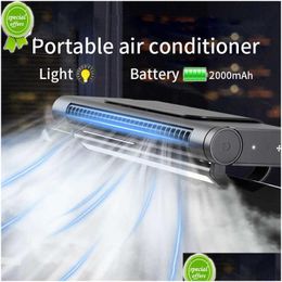 Other Home & Garden New Portable Air Conditioner Rechargeable Electric Fan Adjustable Cooler With Night Light Office Quiet Ceiling Han Dh5E6
