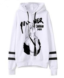 Men's Hoodies & Sweatshirts Japanese Anime Man Men Makima Power Graphic Streetwear Harajuku Pochita Unisex Tops Cartoon Male1003362