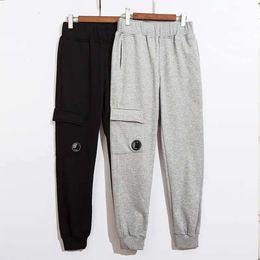 Mens Pants Jogger Stretch Loose Pocket Sweatpants Trend British Style Zipper Outdoor Sports Casual High Street Trousers CP E