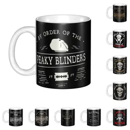 Mugs Custom Blinder Peaky Coffee DIY British TV Movies Ceramic Milk Tea Cup Outdoor Work Camping Beer Mug