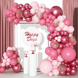 Party Decoration Pink Balloon Arch Kit Garland Bow Balloons Wedding Decor Baby Shower Girl Birthday Adult Bachelorette Decorations