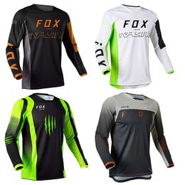 Men's T-shirts Bat Fox Motocross Jersey Enduro Mtb T-shirt Motorcycle Offroad Dh Quick-dry Downhill Clothing O7jr