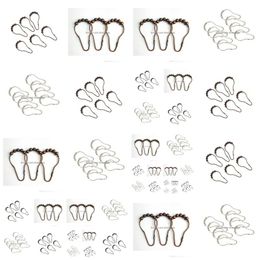 Shower Curtains 2021 Curtain Rings Hooks Metal Bathroom Clip Easy Glide Polished Drop Delivery Home Garden Bath Accessories Dhgag