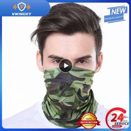 Bandanas Fashion Printing Scarf Hat Men Woman Cycling Sports Breathable Headscarf Outdoor Tactic Neck Turban Face Headband