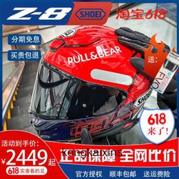 SHOEI high end Motorcycle helmet for Japanese SHOEI Helmet Full Motorcycle man and women z8 Red Ant X14 Cat 3C Certification Four Seasons 1:1 original quality and logo