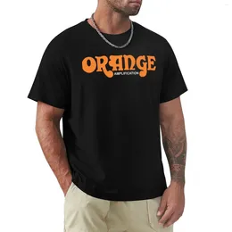 Men's Tank Tops Orange Amplification Classic T-shirt Plain Vintage Clothes Anime Mens Clothing