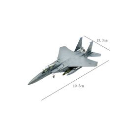 Aircraft Modle 1/100 Scale F15E fighter jet die cast alloy model aircraft with horizontal aircraft model display stand and desktop decoration bracket S2452355