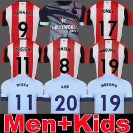 2023 2024 Brentfords Soccer Jerseys 23 24 FC TONEY MBEUMO HENRY HICKEY DASILVA SCHADE JENSEN POTTER NORGAARD DAMSGAARD football shirts Men Kids Kit home away