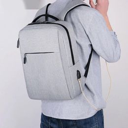 Backpack Male Travel Bagsmultifunction Fashion Business Casual USB Anti-theft Waterproof 15.6 Inch Laptop Men Boys' School Bags