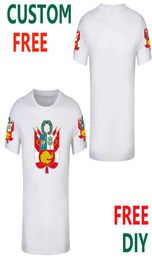 polo shir Peru Tshirt Custom Country Peruano Spanish Text Personalise Tea Shirts Diy Peruvian Jersey1928838