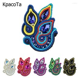 Brooches High-grade Handmade Soutache Bird Shape Delicate Brooch Pins Corsage For Women Jewelry Colour Gift Green Blue Wholesale