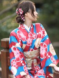 Ethnic Clothing Japanese Style Beauty Kimono Women's Formal Wear Elegant Girl Improved Bathrobe Not Easy To Wrinkle Free Ironing