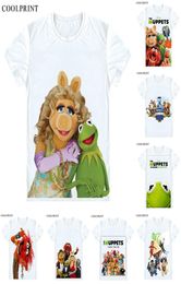 Muppets T Shirt Miss Pig Statler And Waldorf Fashion Tee Anime Custom Casual Cosplay TShirt Print Short Sleeve TShirt1630314