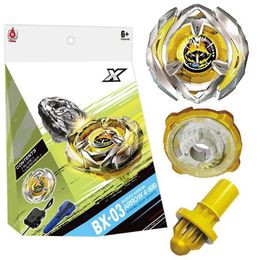 4D Beyblades Box Set Bey X BX-03 Wizard Arrow Spinning Top with Launcher Grip Box Set Kids Toys for Children Q240522