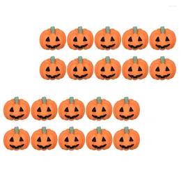 Storage Bottles 20 Pcs Fall Decorations Mobile Phone Case Pumpkin Stickers Halloween Charms Embellishments Flat Craft Resin