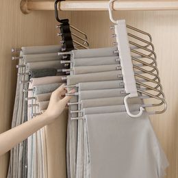 Basic Models of Trouser Racks Multipurpose Dormitory Multifunctional Closet Nonmarking Hangers Storage 240523