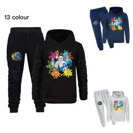 Gorilla Tag Clothes Kids Monke Vr Gamer Clothing Set Baby Girls Long Sleeve Hoodies+Jogging Pants 2pcs Sets Toddler Boys Outfits L2405