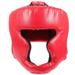 Taekwondo Headgear Boxing for Kids Wrestling under Cap Helmets Adults Face Mask Batting Hit The Ball Karate Battle L2405