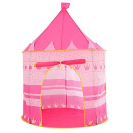 Portable Foldable Tipi Prince Folding Tent Children Boy Cubby Play House Kids Gifts Outdoor Toy Tents Castle