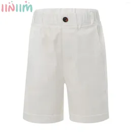 Shorts Kids Boys Fashion Casual Chino Wide Leg Gentlemen Pants Preppy Style School Uniform For Daily Golf Sports Outdoor Wear