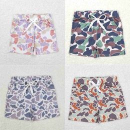 Shorts Shorts Wholesale best-selling RTS childrens shorts baby boys and girls camouflage pocket shorts childrens boutique childrens clothing WX5.22