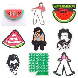 New Design Harry Style Clog Charm Shoe Wholesale Charms for Backpack Lady Pins Pencil Case Decoration jibbitz shoe charms