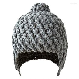 Berets Knit Warm Caps Tathagata Buddha Shape Durable Winter For Kids Girls Boys Women Men