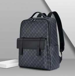 designer bag canvas pu leather printed backpack men women travel shopping casual handbag adjustable strap crossbody bag fashion purse