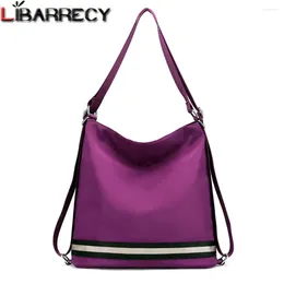 Bag Multifunction Casual Shoulder Bags Nylon Cloth Handbag Designer Contrast Colour Female Large Capacity Waterproof Tote Sac