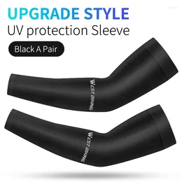 Knee Pads 1 Pair Sports Arm Compression Sleeve Basketball Cycling Warmer Summer Running UV Protection Volleyball Sunscreen Band