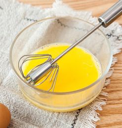 Egg Beaters Home Blender Semiautomatic Egg Stiring Cream Blender Beater Kitchen Egg Tools Stainless Steel Manual Rotary DH05645980288