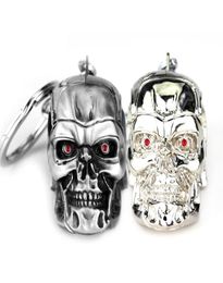 2021 Popular Movie The Terminator Key Chains 3D Gothic Skull Skeleton Keyrings For Men Jewelry18935943715