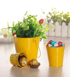 Color Mini Metal Colorful Bucket Candy Keg Pails DIY Wedding Party Favour Decoration Gift Wrap DEC3463283485