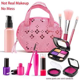 Beauty Fashion Childrens toy simulation makeup set simulation makeup toy girl playing house simulation flash makeup girl WX5.214742