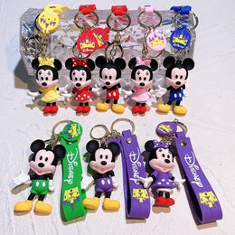 keychains woman designer keychains accessories Cartoon figure Steed Key chain rings pendant Car key chain for woman men claw machine machine backpack key pendant 02