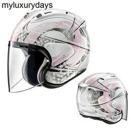 Arai Japan VZ-RAM half helmet motorcycle helmet track helmet motorcycle running helmet cruise pedal all season 3/4 Snow Dome Pink L 57-58CM